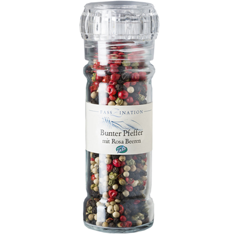Colorful Peppercorns with Pink Berries
